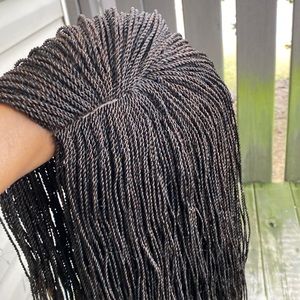 Micro twist wig#braided twist wig#Senegalese twist/#twisted wig color 350